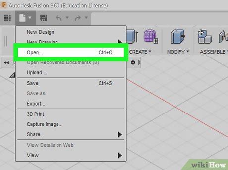 fusion 360 import file types|How to import or open a file in Fusion 360 .